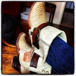 Canty Boots - Beautiful, like new, Dan Post Snakeskin, sz.6.5